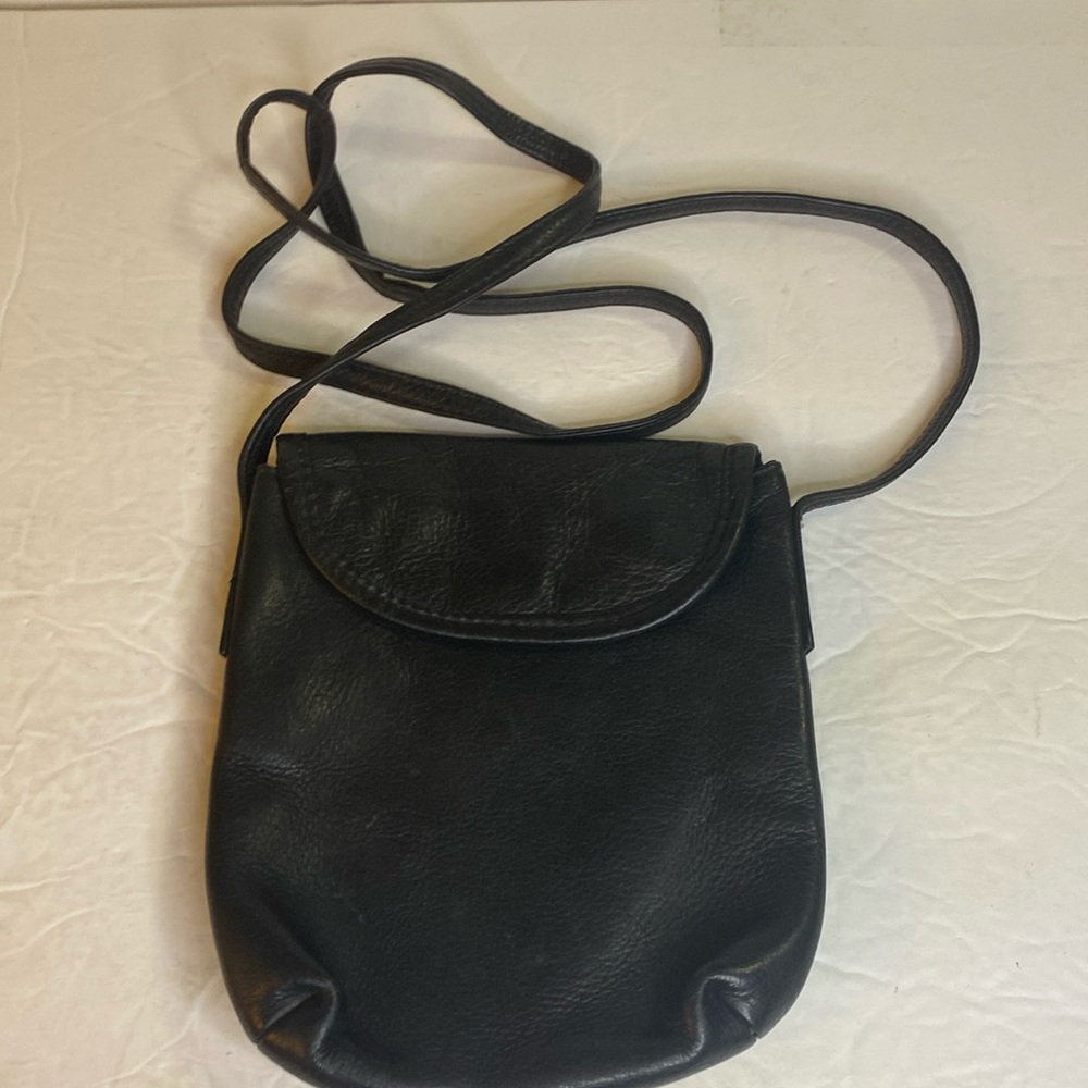 Hobo International black leather crossbody